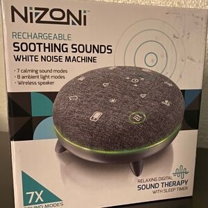 Nizoni White Noise Machine with Soothing Sounds